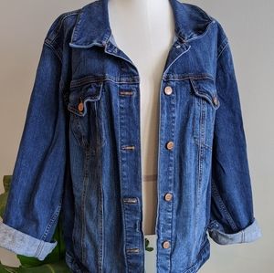 Loft plus size denim jacket size 24